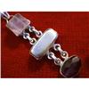 Image 1 : STERLING SILVER AMETHYST QUARTZ PEARL PENDANT #1458178