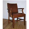 Image 1 : Upholstered Maple Arm Chair with Padded Arms #1458182