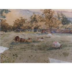 Watercolour signed and dated 1904 #1458196