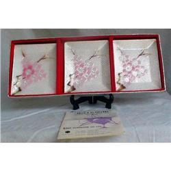 ANDO CLOISONNE SHIPPO YAKI TRAYS, JAPANESE #1458204