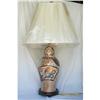 Image 1 : IMARI LAMP Hand Painted 31 Inches  With Shade #1458206