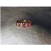 Image 1 : Estate 14K Diamond Marquise Ruby Stacking Band #1458420