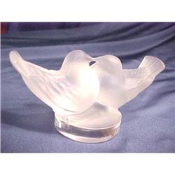 Lalique Frosted & Clear Lovebirds #1458474