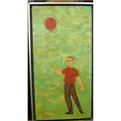 Jan Gary,Boy with Balloons #1458483