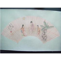 fine Chinese Fan Painting #1458530