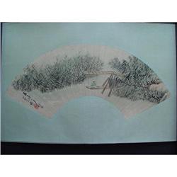 fine Chinese Fan Painting #1458534