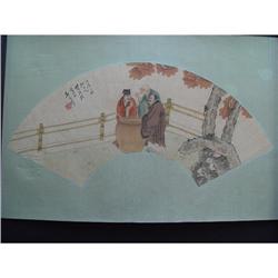 fine Chinese Fan Painting #1458535
