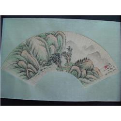 fine Chinese Fan Painting #1458536