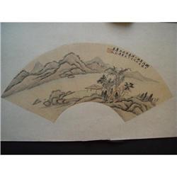 fine Chinese Fan Painting #1458555
