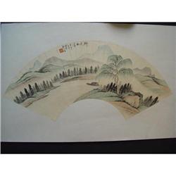fine Chinese Fan Painting #1458556