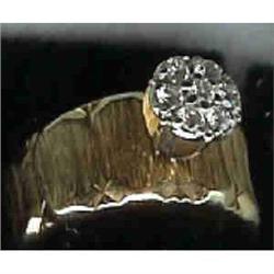 14k and Diamond Right hand Ring #1458623