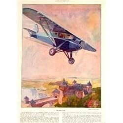 Original Hem Lithograph, Promenade, 1930 #1458711