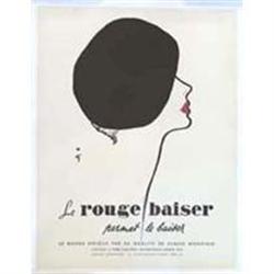 Le Rouge Baiser Beret, Original Gruau Poster #1458715