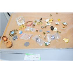 PIN ADVERTISING AND MILITARY LOT