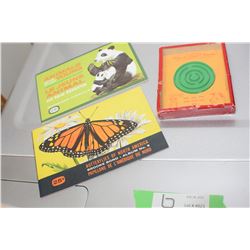NOS TEA CARD ALBUMS AND DEXTERITY GAME