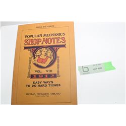 N/MINT 1912 POPULAR MECHANICS SHOP TIPS AND PROJECTS