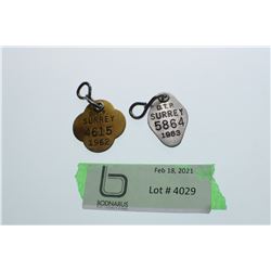 SURREY BC DOG TAGS