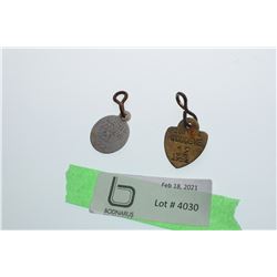 GOODEVE SASK.  DOG TAGS