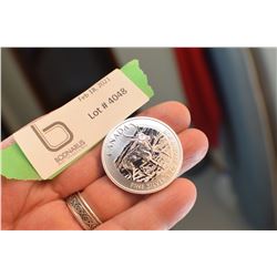 $ 5 DOLLAR STERLING SILVER 1 OZ. CANADA COIN