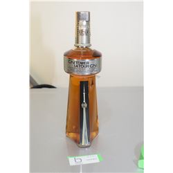 1969 40.OZ NOS CN TOWER WHISKEY FIGURAL BOTTLE