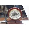 Image 2 : SNIDER ANTIQUE CHROME SAILBOAT LAMP / WORKING CLOCK