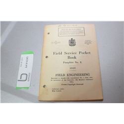 1939 CANADA MILITARY BOOK