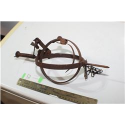 ANTIQUE UNUSUAL ANIMAL TRAP