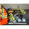 Image 2 : PROTECTIVE VEST, METAL TOOL BOX PLUS MISC