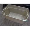 Image 2 : (3) PLASTIC TOTES WITH LIDS