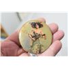 Image 2 : ANTIQUE SALOON GAL MIRROR PINBACK