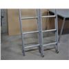 Image 2 : (2X THE MONEY) - 2 10ft aluminum ladders