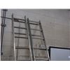 Image 3 : (2X THE MONEY) - 2 10ft aluminum ladders