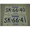 Image 2 : Manitoba semi plates (3 consecutive years) total 3 plates