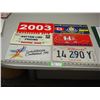 Image 1 : 5 License plates (3 are plastic) plus plastic license plate cover