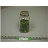 Image 1 : Jar with vintage marbles