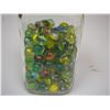 Image 2 : Jar with vintage marbles