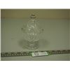 Image 1 : Glass crystal candy dish with lid