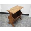 Image 4 : Wooden magazine rack holder (24" long x 24" high)