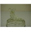Image 3 : Clear glass Dog on Nest (small chip on top)