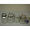 Image 4 : Vintage mason jars and glass storage jars