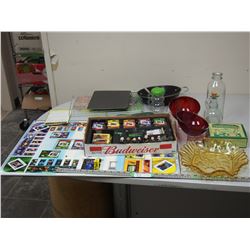 CSI game, glassware plus misc