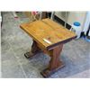 Image 2 : SMALL WOODEN TABLE 19 3/4 X 16 1/2 X 18 1/2 IN TALL