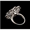 Image 3 : 14KT White Gold 1.70 ctw Diamond Ring