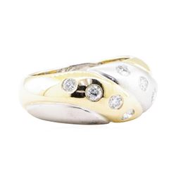 0.50 ctw Diamond Ring - 14KT Yellow And White Gold