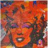 Image 1 : Jozza "Marilyn Monroe with Flag - Diamond Dust"