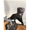Image 2 : Fight or Flight - Fisher & Great Horned Owl Pedestal Mount