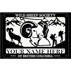 Personalized WSSBC Metal Art
