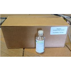 Qty 1 Box (30-8oz Bottles) Biologique Alcohol Antiseptic 70% Gel Sanitizer