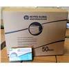 Image 1 : Qty 1 Box (50 Pkg) Heypex Global Disposable Face Masks (25 Masks/Pkg)