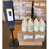 Image 1 : Touchless Auto Dispenser, Floor Stand & 8 Gal Bottles Sanitizer 70%Gel